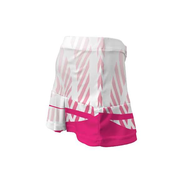 netball skirt side - white_nts03